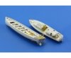 Eduard 53130 USS Hornet CV-8 part 3 - life boats MERIT 1/200 